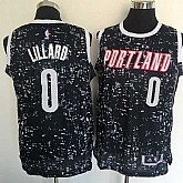 Portland TrailBlazers #0 Damian Lillard Black City Luminous Stitched Jersey,baseball caps,new era cap wholesale,wholesale hats